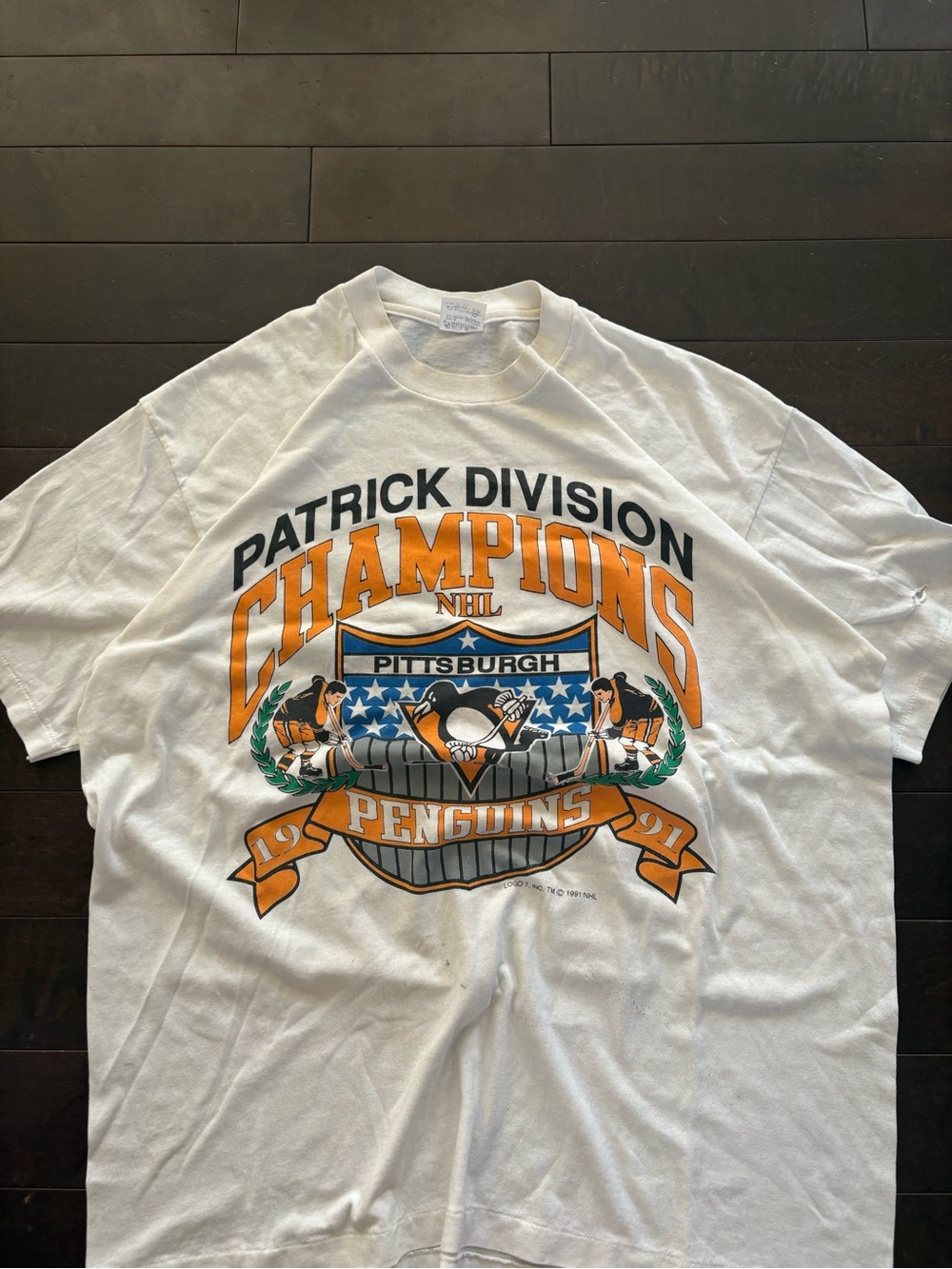 Vintage 90s Pittsburgh penguins nhl tee